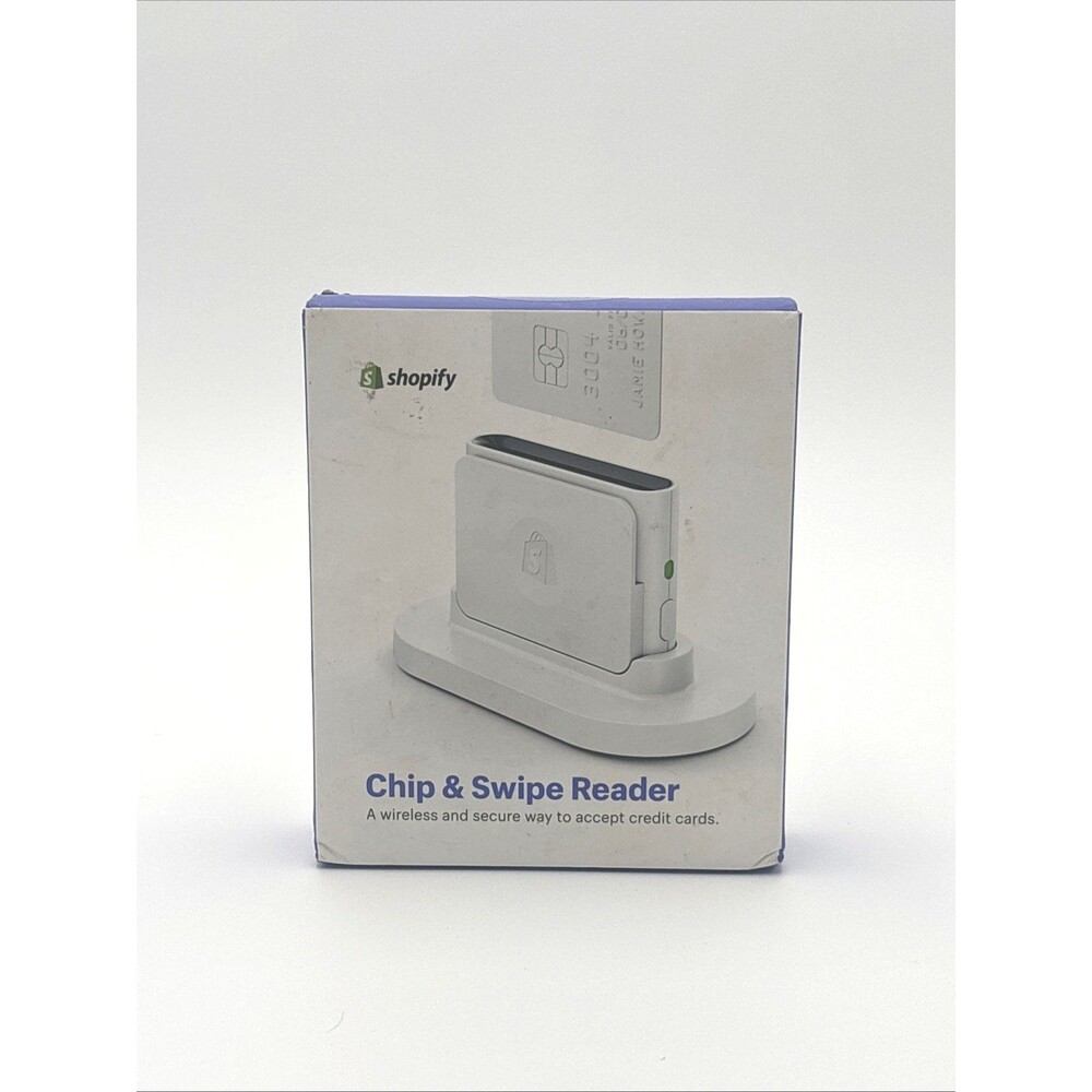 Shopify Chip & Swipe Reader - Wireless Accept Credit Cards New Sealed